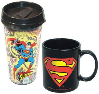 DC Comics - Superman Travel & Ceramic Mug Set